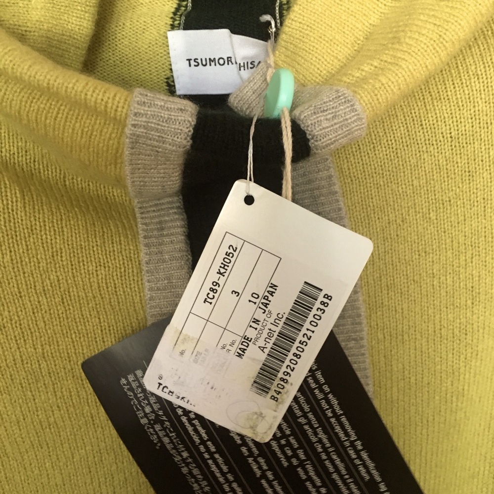 NWT Tsumori Chisato Cashmere Dress